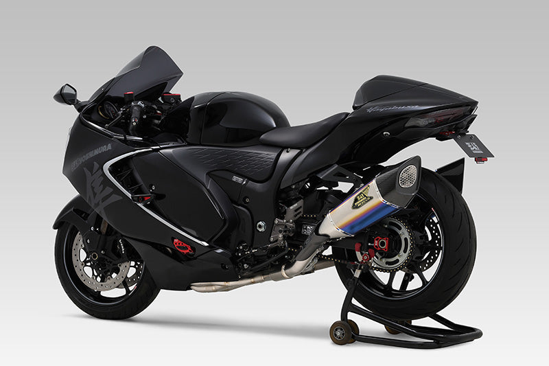 Yoshimura R-11SQ-R Titanium Full Exhaust for Suzuki Hayabusa – product view (110-592-A16G0)