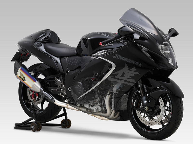 Yoshimura R-11SQ-R Titanium Full Exhaust for Suzuki Hayabusa – product view (110-592-A16G0)
