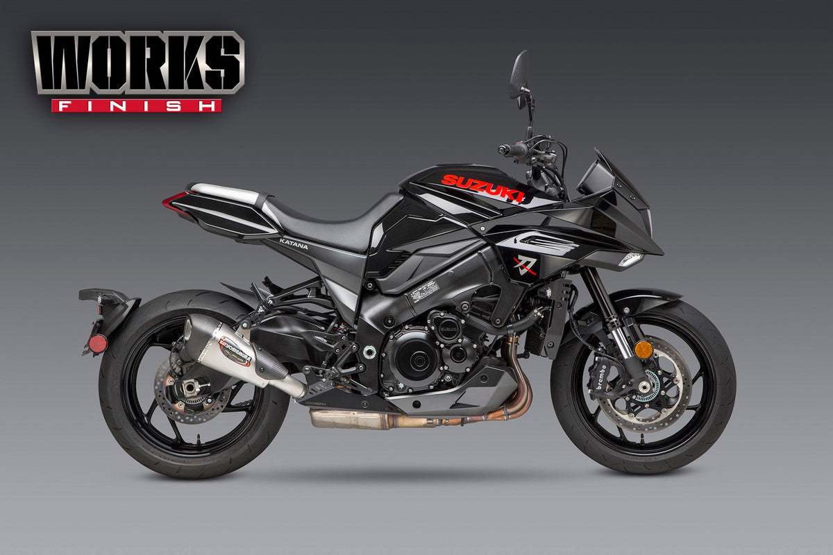 Yoshimura Alpha T Stainless Slip-On Exhaust with Stainless Muffler (11500BP520)
