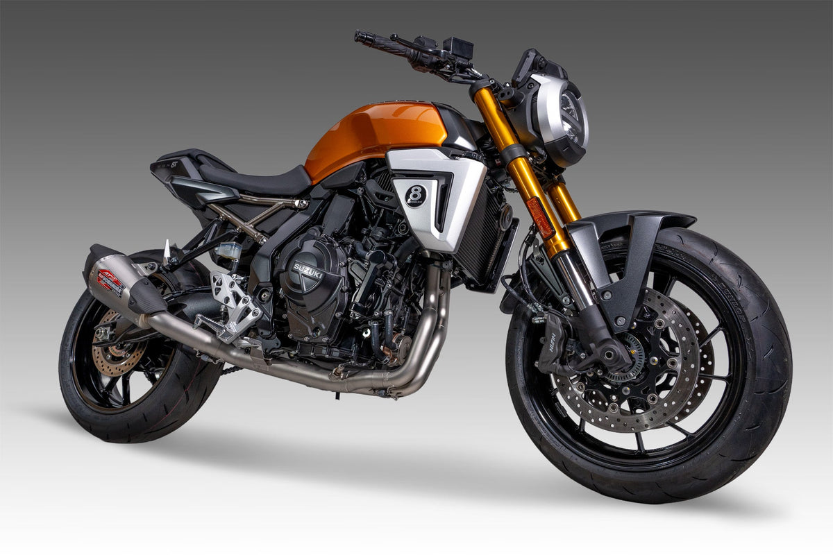 Yoshimura AT2 Stainless Full Exhaust for Suzuki GSX-8R/S/T-TT – product view (11720AP520)