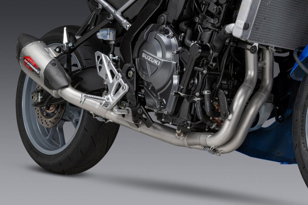 Yoshimura AT2 Stainless Full Exhaust for Suzuki GSX-8R/S/T-TT – product view (11720AP520)