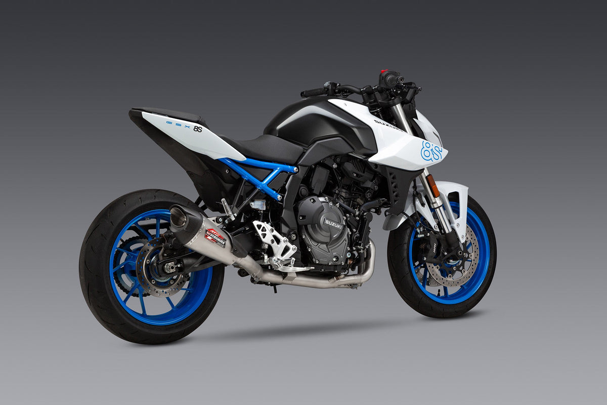 Yoshimura AT2 Stainless Full Exhaust for Suzuki GSX-8R/S/T-TT – product view (11720AP520)