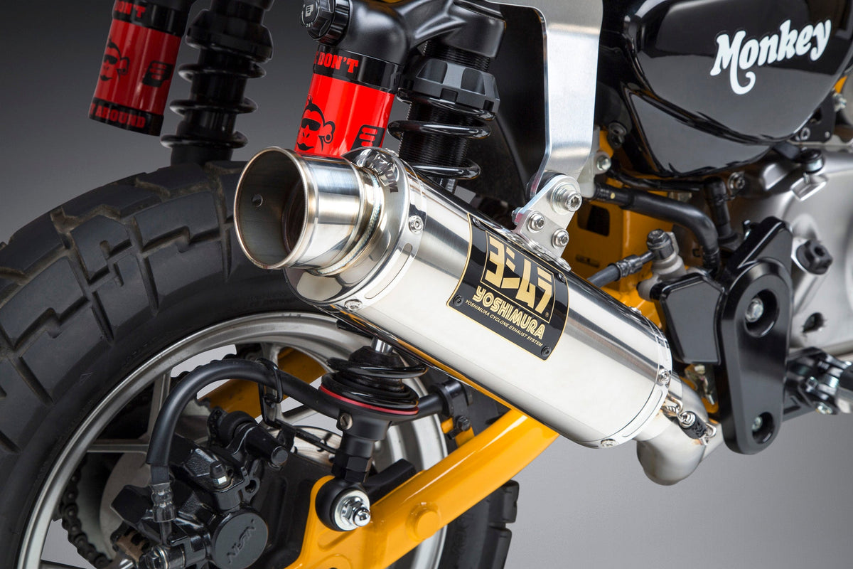 Yoshimura Stainless Full Exhaust for Honda Monkey – product view (121300U500)