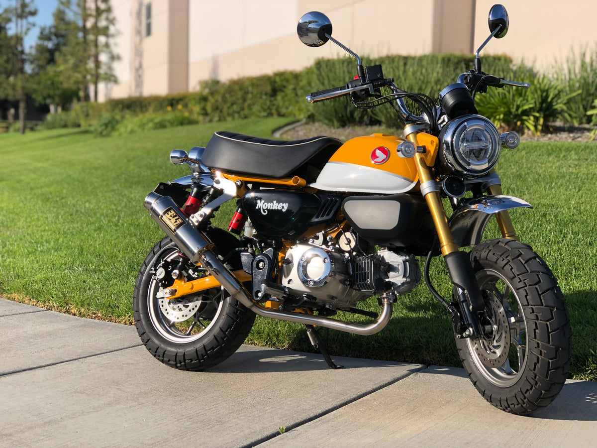 Yoshimura Stainless Full Exhaust for Honda Monkey – product view (121300U500)