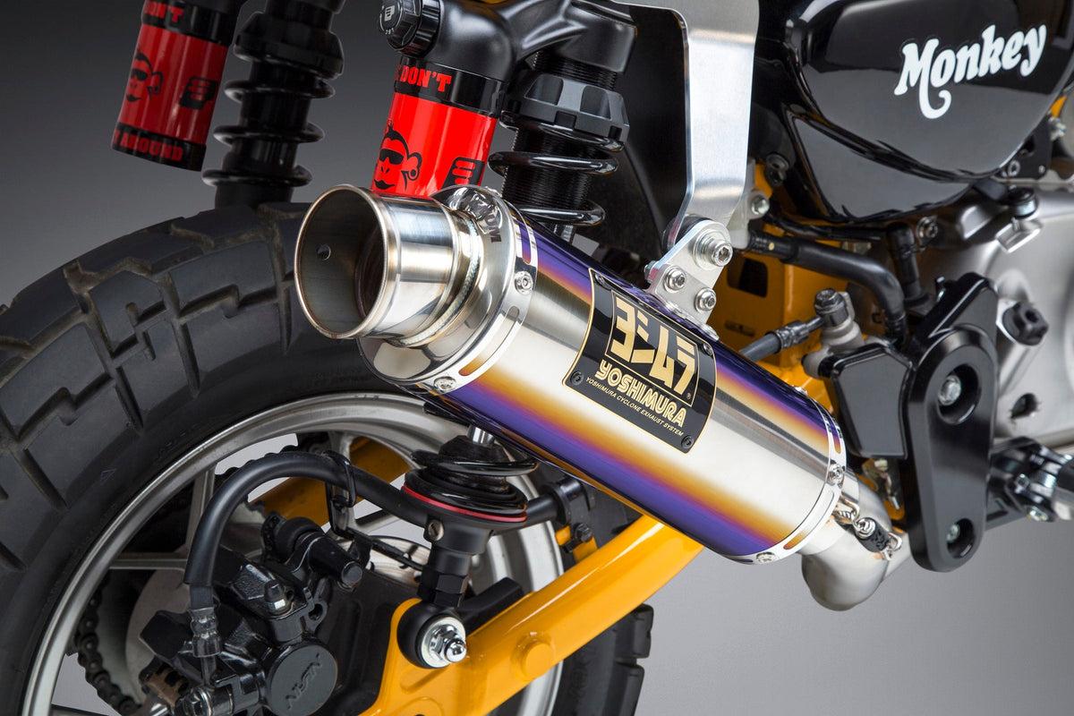 Yoshimura Titanium Full Exhaust for Honda Monkey – product view (121300U700)