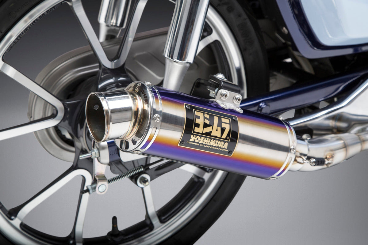 Yoshimura Titanium Full Exhaust for Honda Super-Cub – product view (121400U700)