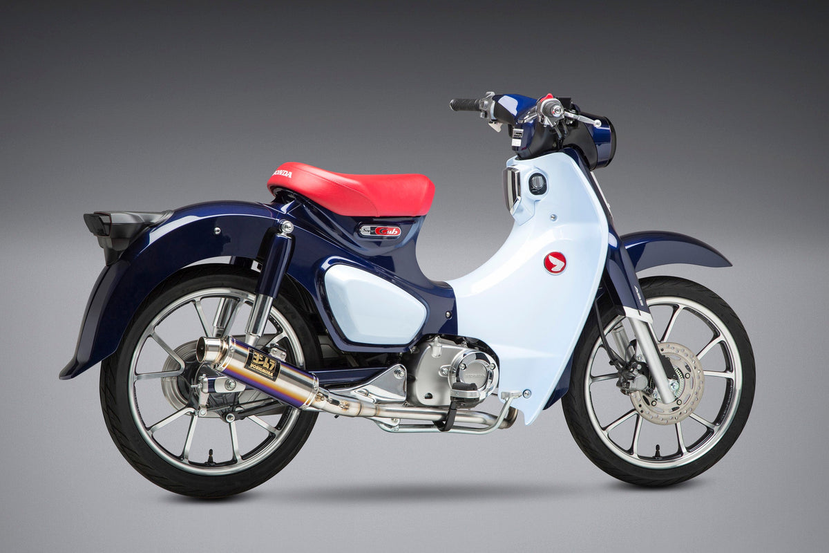 Yoshimura Titanium Full Exhaust for Honda Super-Cub – product view (121400U700)