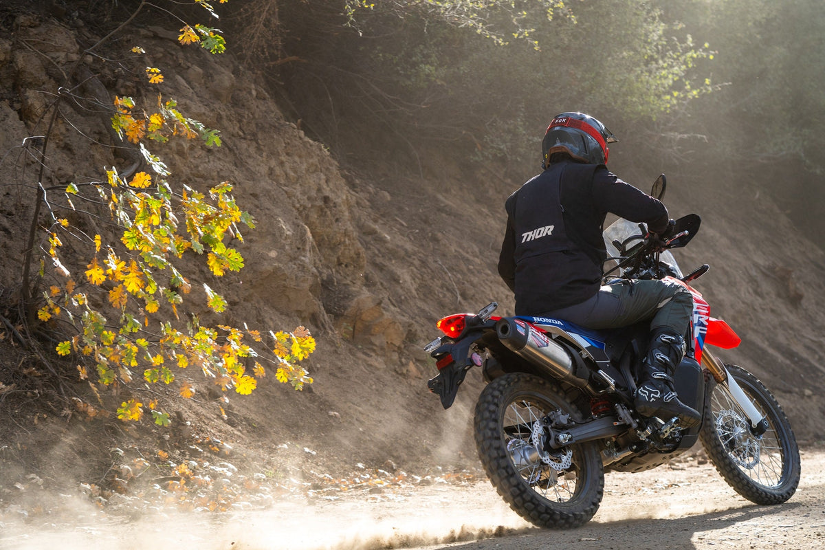 Yoshimura RS-12 Stainless Full Exhaust for Honda CRF300L/L-Rally – lifestyle photo (123410S520)