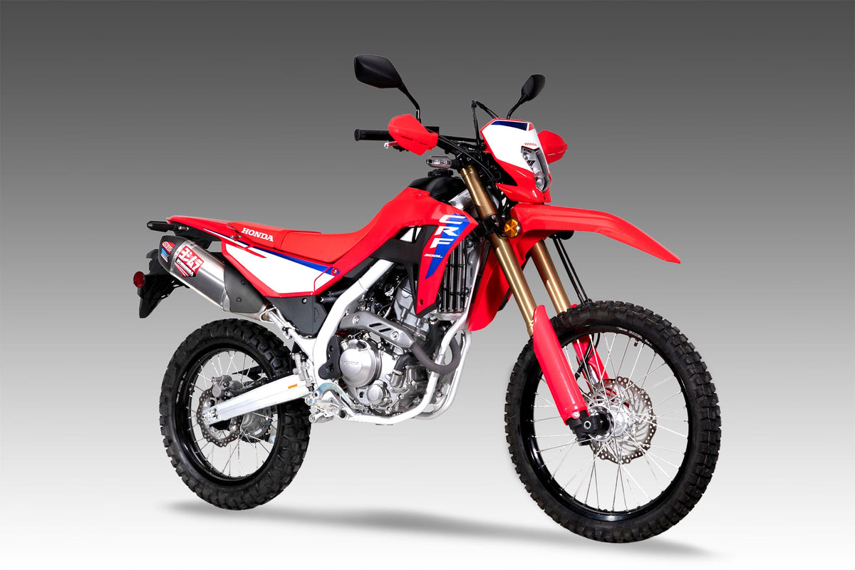 Yoshimura RS-12 Stainless Slip-On Exhaust for Honda CRF300L/L-Rally – product view (123412S520)