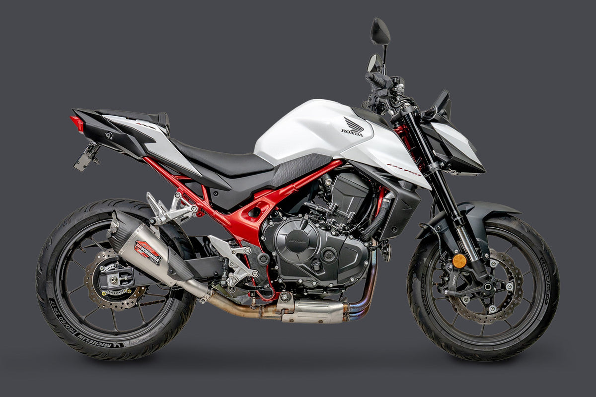 Yoshimura AT2 Stainless Slip-On Exhaust for Honda CB750-Hornet (12760BP520)