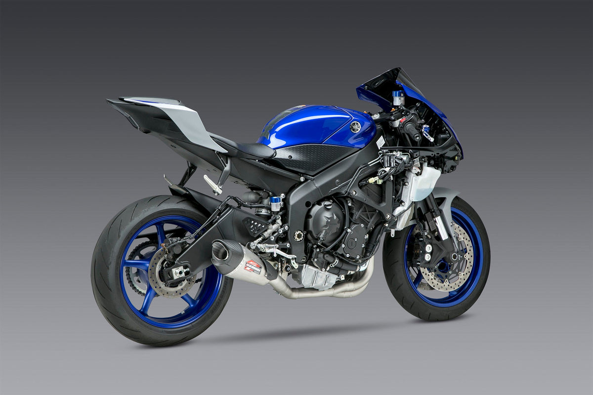 Yoshimura AT2 Stainless Full Exhaust for Yamaha YZF-R6V – product view (13630AP521)