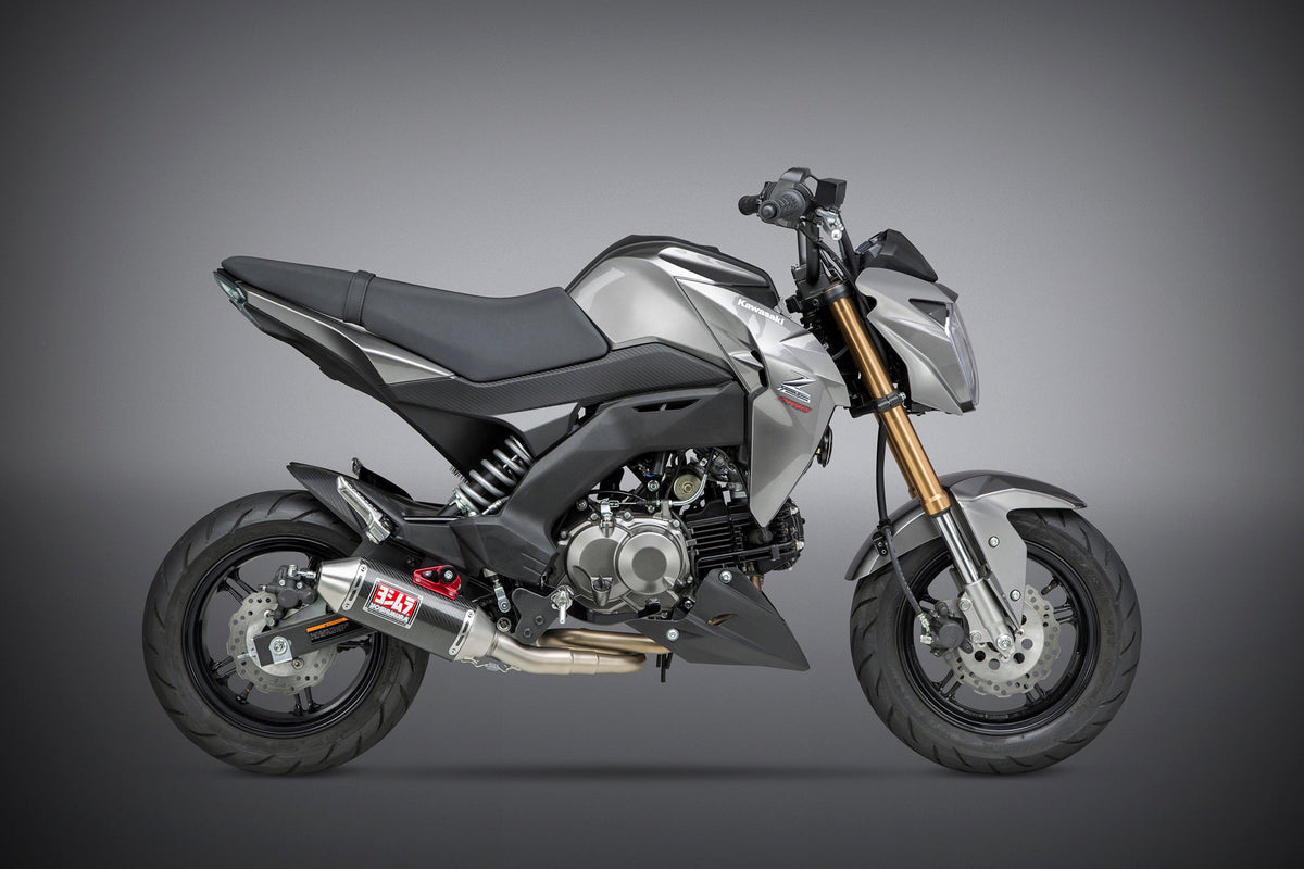 Yoshimura RS-2 Carbon Full Exhaust for Kawasaki Z125-PRO (14120AB251)