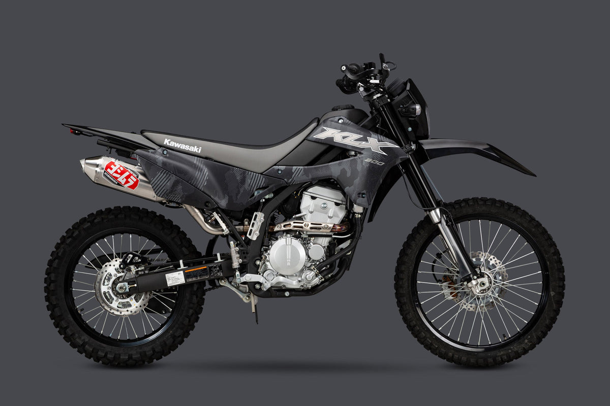 Yoshimura RS-2 Aluminum Slip-On Exhaust for Kawasaki KLX250S-SF/KLX300S-SM (14302BC350)