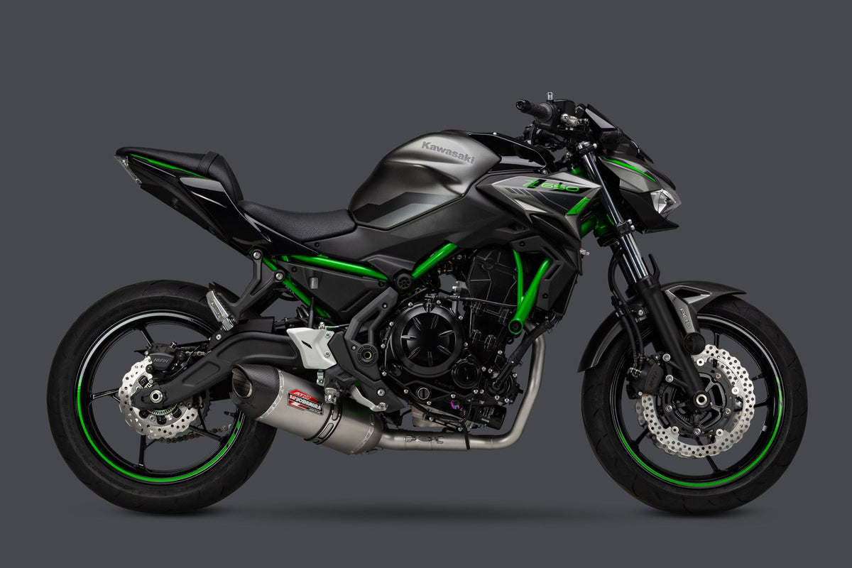 Yoshimura AT2 Stainless Full Exhaust for Kawasaki Ninja-650/Z650 (14651AM521)