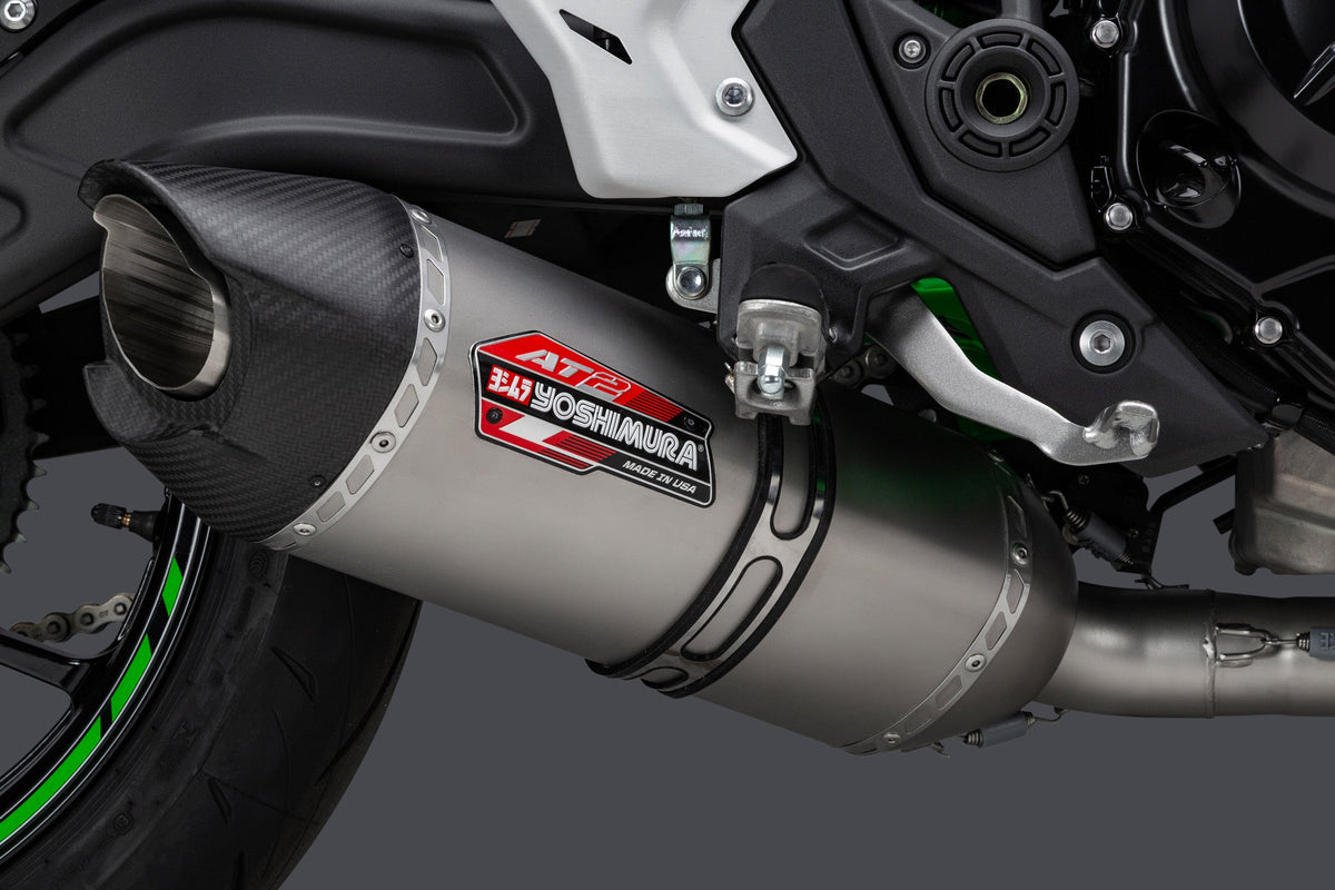 Yoshimura AT2 Stainless Full Exhaust for Kawasaki Ninja-650/Z650 – product view (14651AM521)