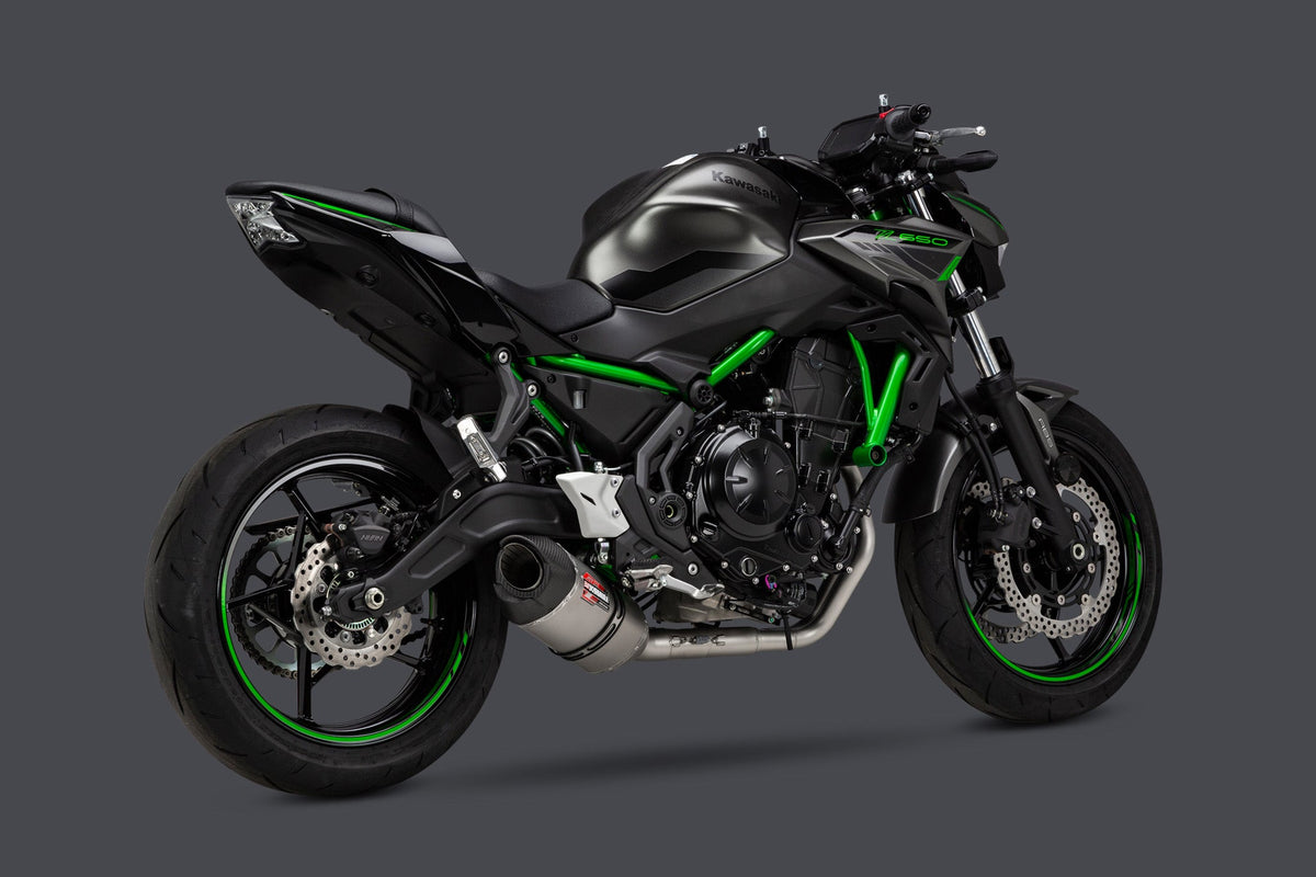 Yoshimura AT2 Stainless Full Exhaust for Kawasaki Ninja-650/Z650 – product view (14651AM521)