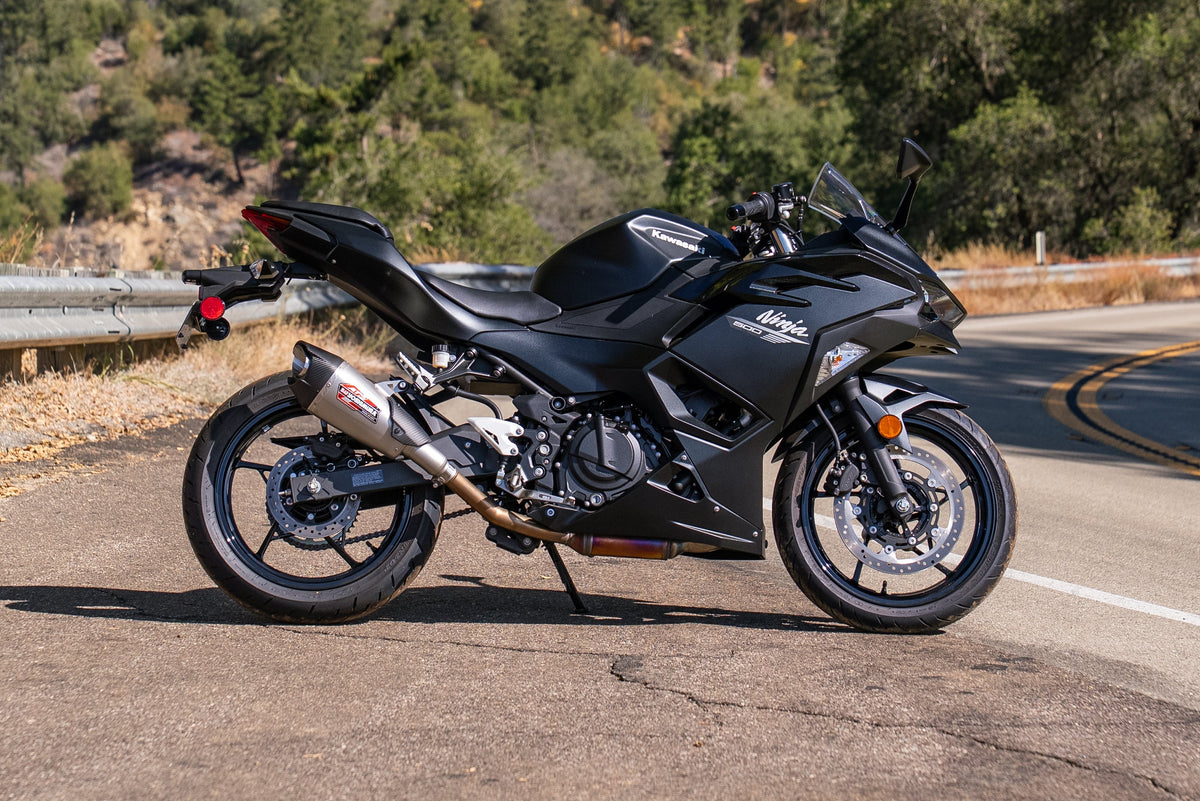 Yoshimura AT2 Stainless Slip-On Exhaust for Kawasaki (14730BP520)