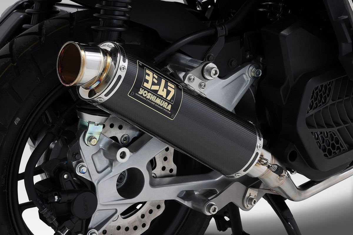Yoshimura Carbon Full Exhaust for Honda ADV150 – lifestyle photo (180A-43C-5U90)