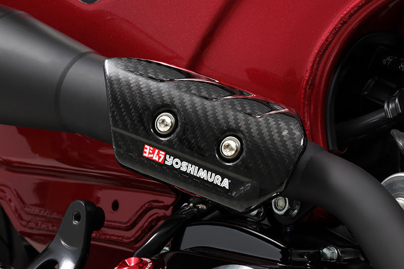 Yoshimura DAX 125 23-25 STRAIGHT CYCLONE High Mount Stainles Full Exhaust – product view (180A-45H-6X60)