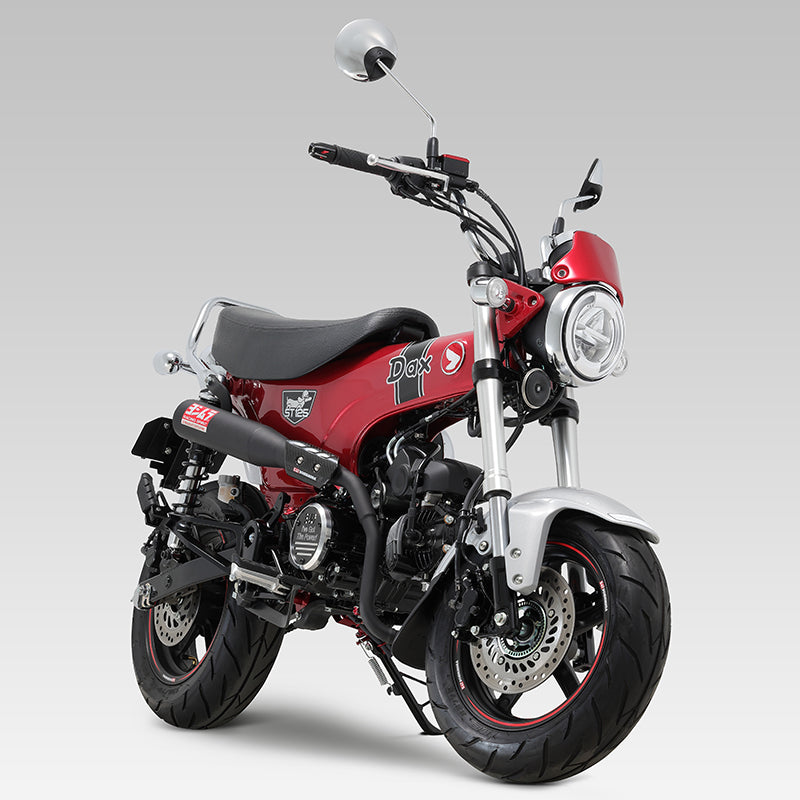 Yoshimura DAX 125 23-25 STRAIGHT CYCLONE High Mount Stainles Full Exhaust – product view (180A-45H-6X60)