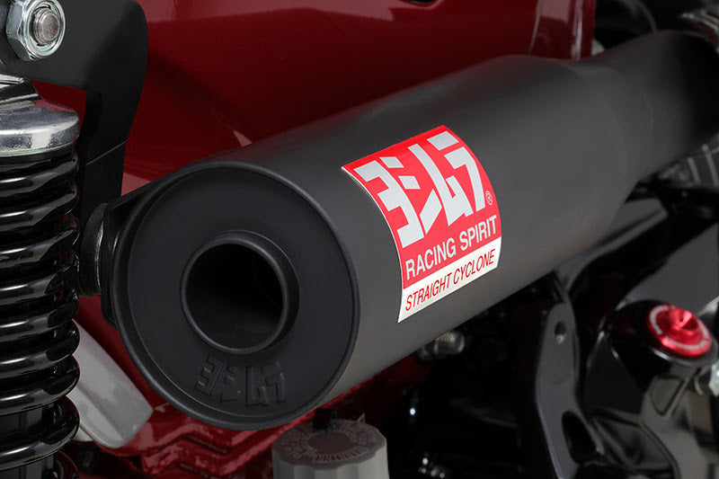 Yoshimura DAX 125 23-25 STRAIGHT CYCLONE High Mount Stainles Full Exhaust – product view (180A-45H-6X60)