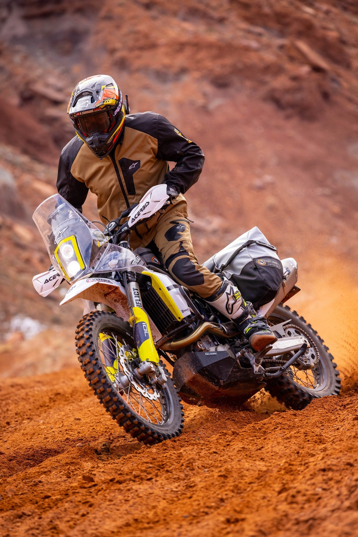 Yoshimura R-77 Stainless Slip-On Exhaust for Husqvarna 701-ENDURO-SUPER-MOTO / KTM 690-ENDURO-R (19701BD520)