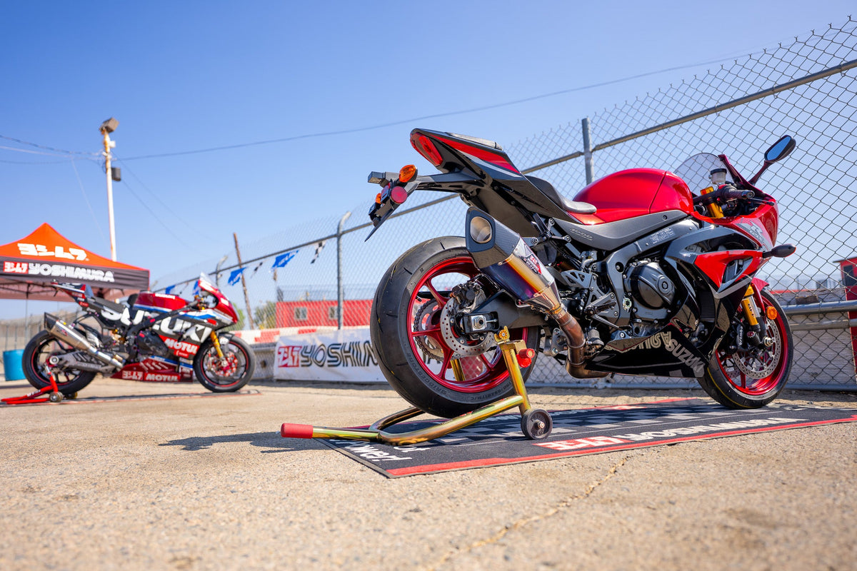Yoshimura R-11SQ Titanium Slip-On Exhaust for Suzuki GSX-R1000 – lifestyle photo (1U0-50A-L16G0)
