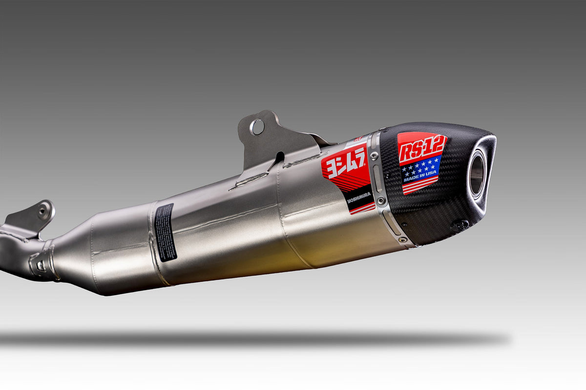 Yoshimura RS-12 Stainless Full Exhaust for Kawasaki KX250F/X – lifestyle photo (242950S521)