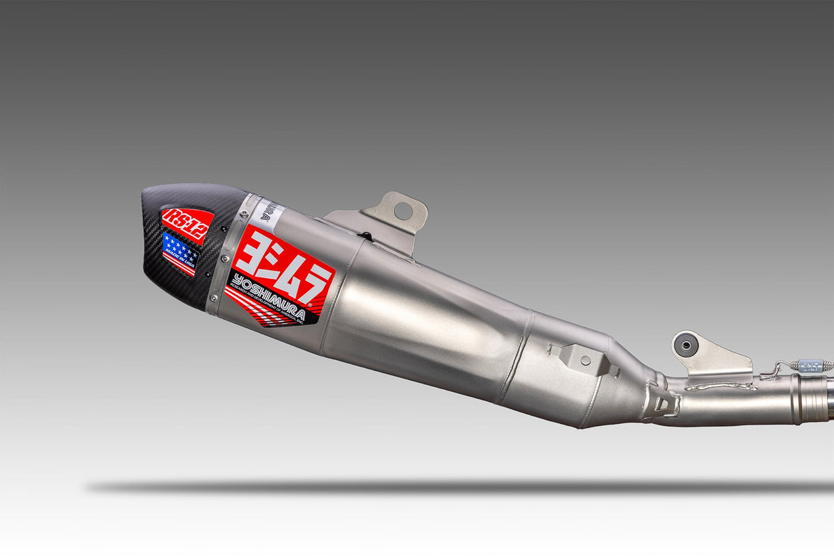 Yoshimura RS-12 Stainless Full Exhaust for Kawasaki KX250F/X – lifestyle photo (242950S521)