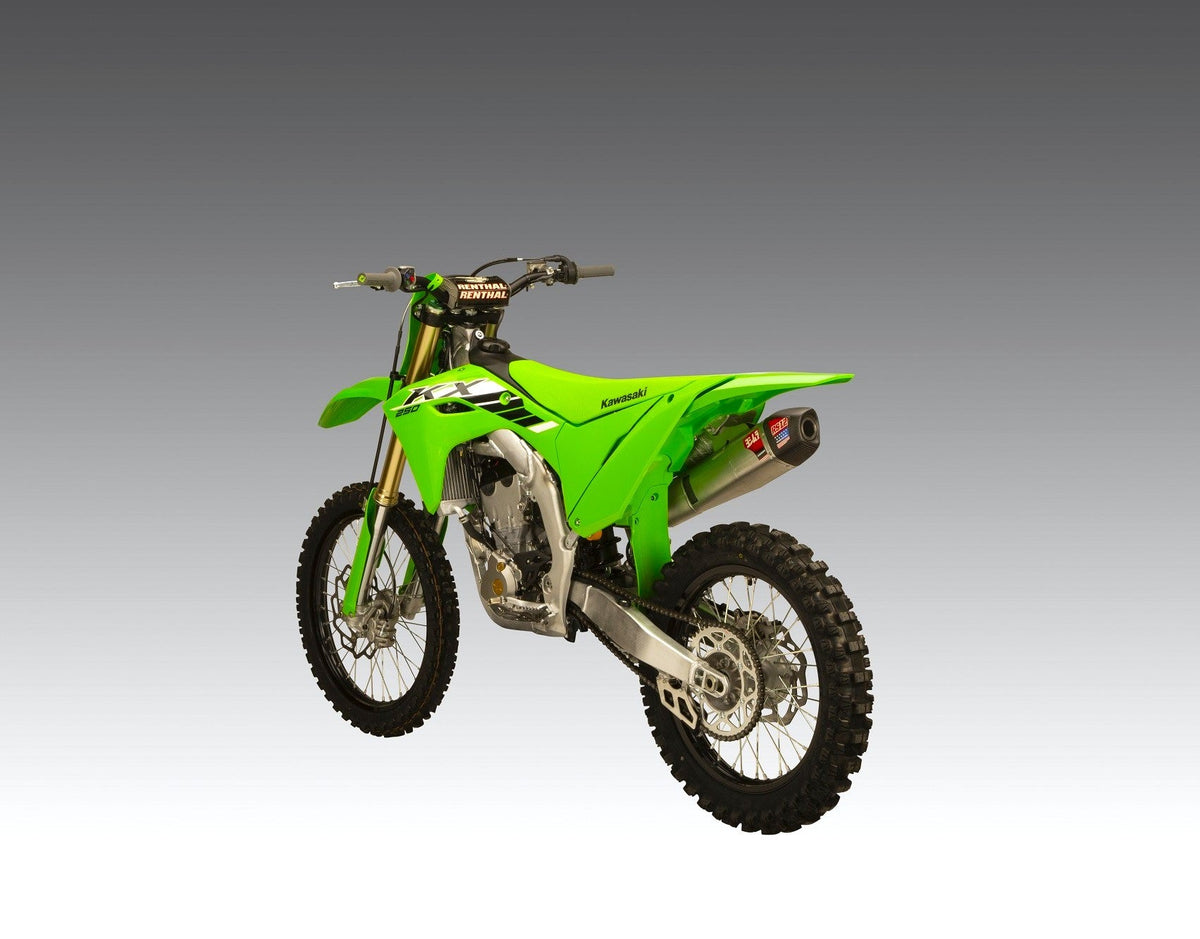 Yoshimura RS-12 Stainless Full Exhaust for Kawasaki KX250F/X – lifestyle photo (242950S521)