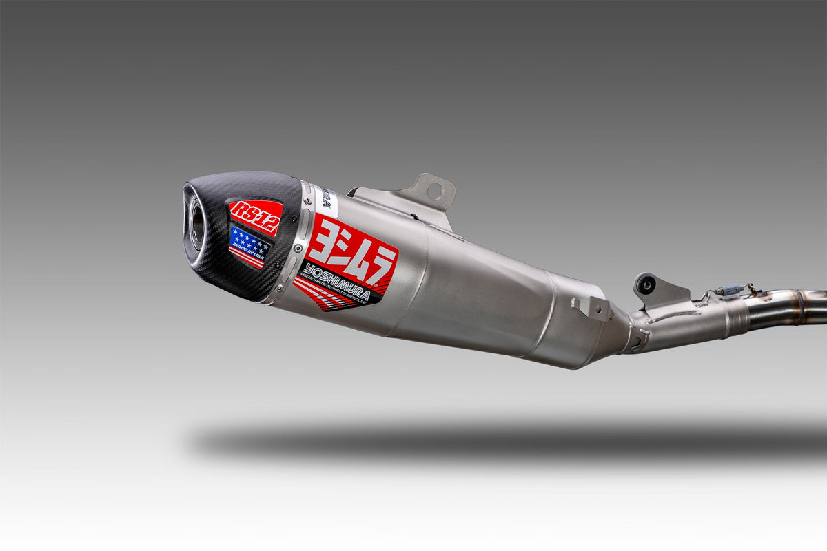 Yoshimura RS-12 Stainless Full Exhaust for Kawasaki KX450F/X – product view (244730S521)