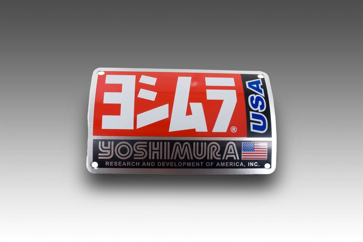 Yoshimura MUFFLER NAME BADGE YZFR1, DUCATI (AC107W)
