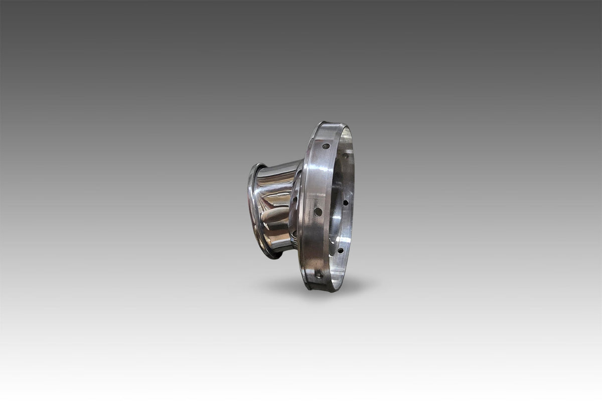 Yoshimura RS-3 ALUMINUM END CAP, INSERT TYPE – lifestyle photo (ACO604AE)