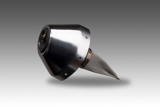 Yoshimura DS4 SS END CAP ASSY W/TEC-SD12 (DS4-EC-SSK)