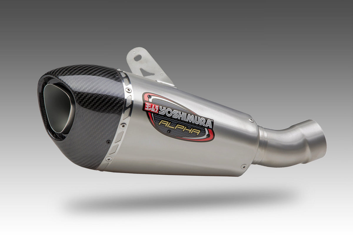 Yoshimura ALPHA T (Taper) Premium Muffler Repack Kit – lifestyle photo (REPACK-ALPT-ADV)