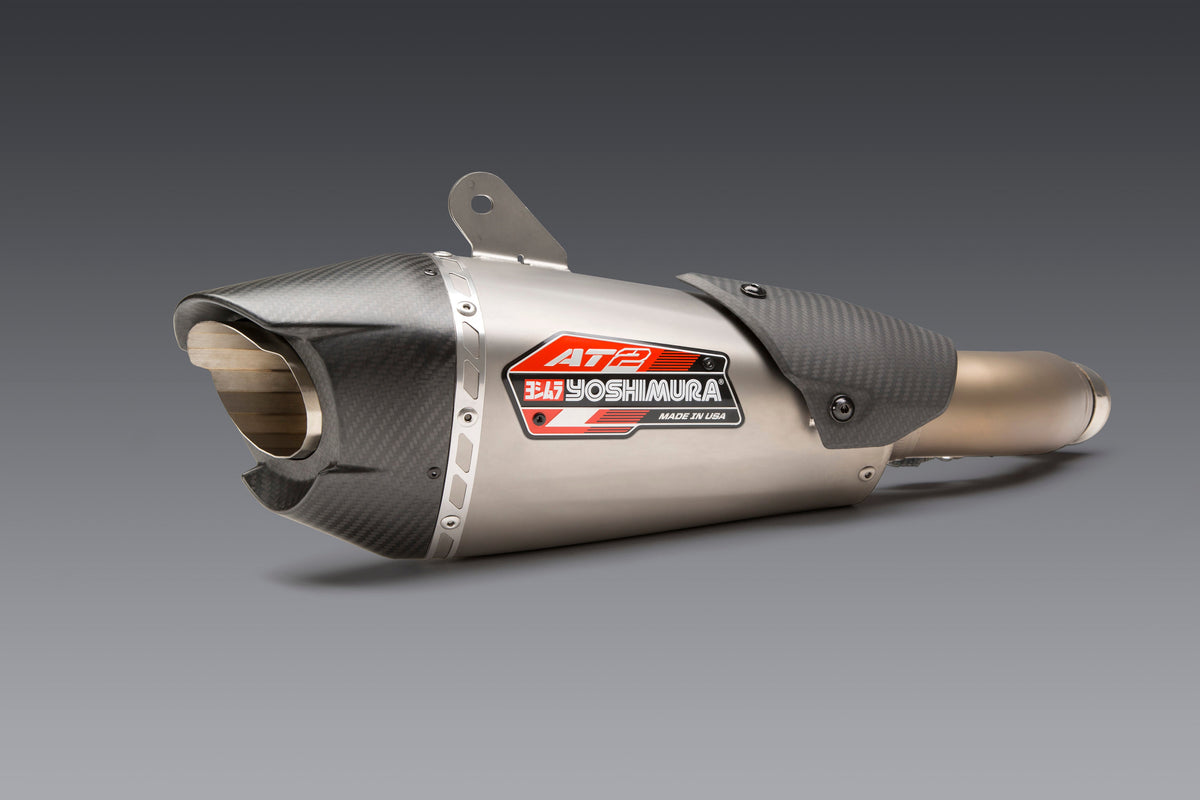 Yoshimura AT2 Premium Muffler Repack Kit – lifestyle photo (REPACK-AT2-ADV)