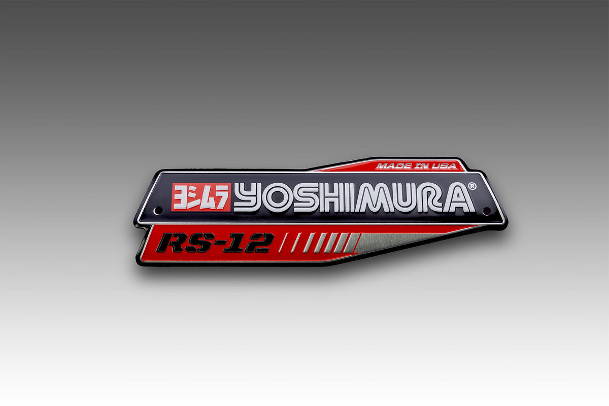 Yoshimura MUFFLER NAME BADGE RS-12 ADV (RS12-NB006)