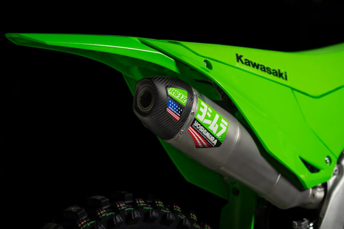 Yoshimura RS-12 OE Branded Four Piece Decal Kit – product view (RS12-NB012)