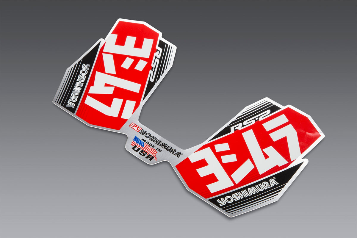 Yoshimura RS-2 MUFFLER WRAP AROUND DECAL OFF-ROAD (RS2-NB001)