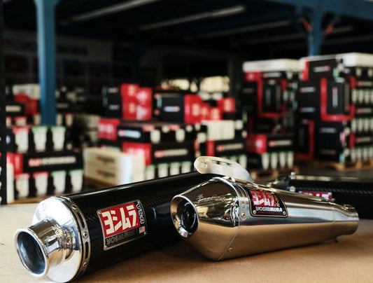 Yoshimura 18'' RS3 Muffler Stainless/Stainless W-H 2.25'' (SRRS3186W)