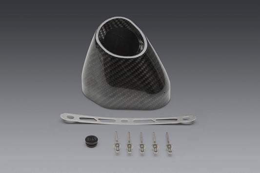 Yoshimura R-77 REPLACEMENT END CAP KIT SLASH-CUT LEFT SIDE (YM7-CFL-K)