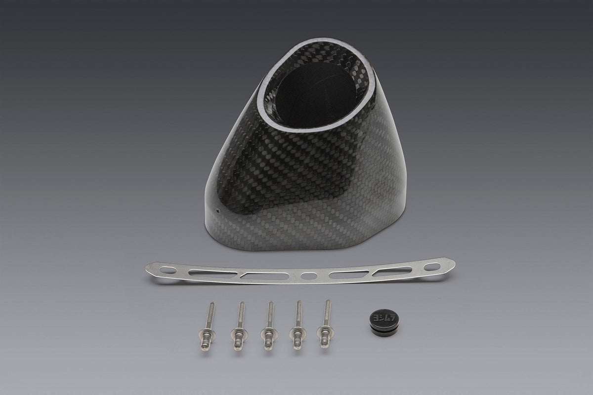 Yoshimura R-77 REPLACEMENT END CAP KIT SLASH-CUT RIGHT SIDE (YM7-CFR-K)