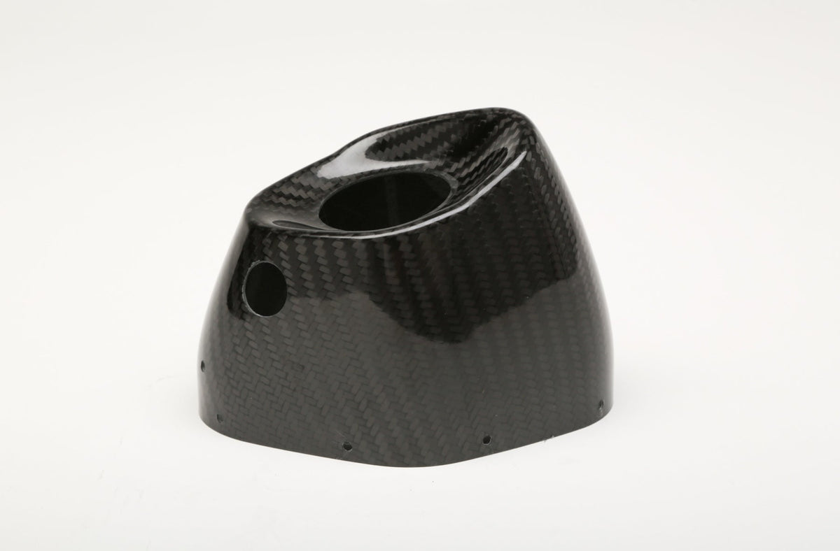 Yoshimura RS9 Carbon Fiber End Cap Cover Left Side (YM9-CFC-L-01)
